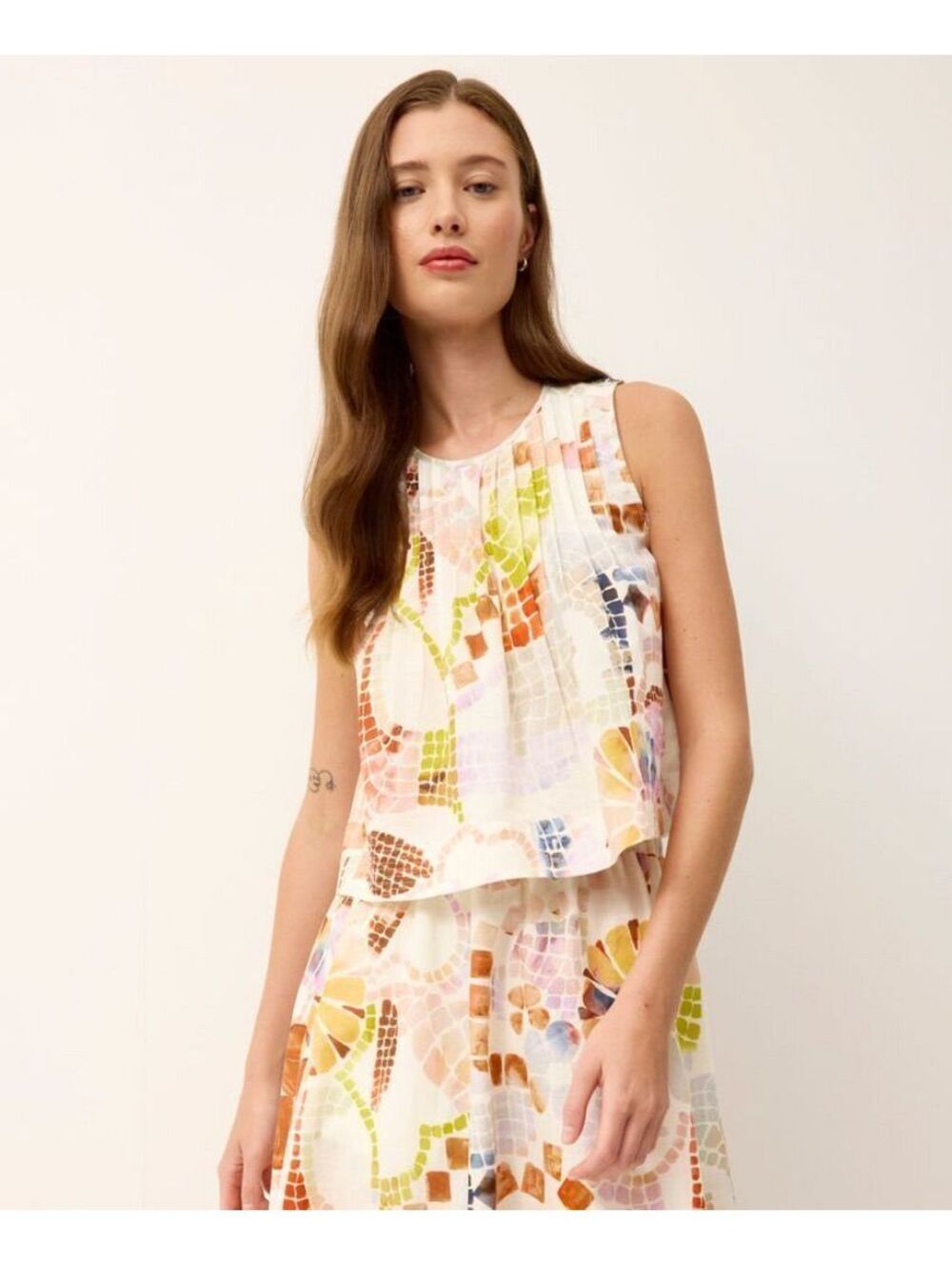 MARIE OLIVER | Letta Top in Tavertine ✦ $295